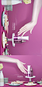 国外高端美妆广告海报模板护肤品化妆品PSD分层设计素材图