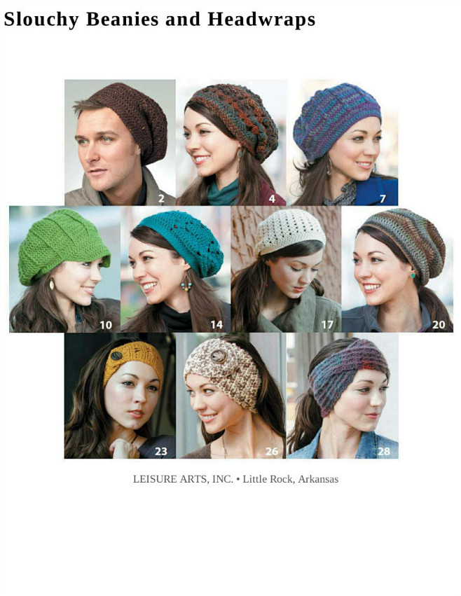 Slouchy Beanies  Hea...