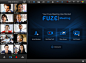 Fuze视频共享iPad应用界面设计，来源自黄蜂网http://woofeng.cn/ipad/