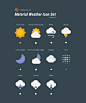 【新提醒】天气扁平化风格的图标设计-UI设计网uisheji.com -