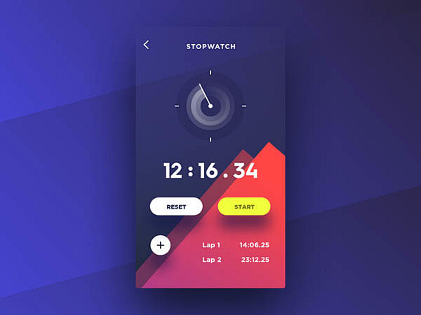 25个秒表APP UI设计作品