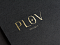 Logo for PLOV, a restaurant in Yekaterinburg.