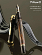 Pelikan Souveran 800 tortoiseshell brown fountain pen