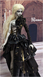 Steampunk and Gothic Ball Jointed Doll by nalisinko.deviantart.com