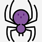 蜘蛛图标 https://88ICON.com 动物 昆虫 蜘蛛 动物王国