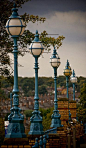 Lamp Posts Outside Alexander Palace ~ London, England