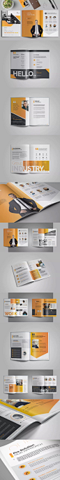 Business Brochure Template InDesign INDD - A4 and US Letter Size
