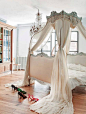A dreamy French bedroom - this bed, oh this bed!: 