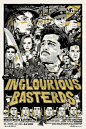 电影名称：无耻混蛋 Inglourious Basterds
图片类型：正式海报 
