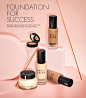 Foundation for Success, Fall Complexion Guide : Flawless makeup application starts with these skin-perfecting pairings and pro pointers. Bloomingdale's Beauty, Magazine Editorial. Photographs by Dan Forbes, Styling and Set Design by Emily and Tony Mullin 