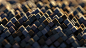 General 3840x2160 abstract cube 3D 3D Blocks render CGI 3D Abstract digital art brown