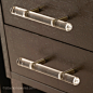 I finally found my drawer pulls! Optimism Lucite Rail Pull - 6" from Atlas