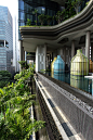 PARKROYAL ON PICKERING : A project that embodies Singapore’s vision of ‘City in a Garden’, Park Royal on Pickering shows how greenery can be conserved in a space starved dense urban area while being both sustainable and unique, not only catering to the us