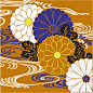  和风樱花鹤图案 日本日式纹理 海报图形 AI矢量设计素材 (1)