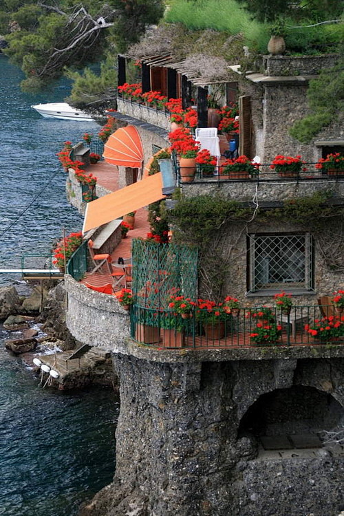  海滨别墅，波托菲诺，意大利 