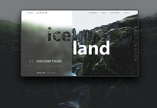 Travel Landing Page ...