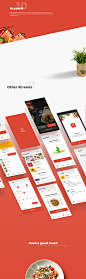 Foodviser - Online Food Delivery (Android/iOS App) on Behance