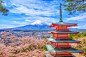 Mount Fuji and Chureito Pagoda by Nopphasit Intra on 500px