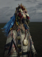 蒙古族「萨满法师」
丹麦摄影师 Ken Hermann 拍摄于中国内蒙。
萨满教是古代蒙古人的原始宗教，因通古斯语称巫师为萨满，故得此称谓。