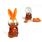 美国代购 造型可爱 兔子款 蜂蜜罐