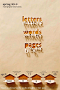 letters words pages - AD518.com - 最设计