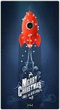 CHRISTMAS ROCKet : MERRY CHRISTMAS!A little card i made for my friends and followers :)