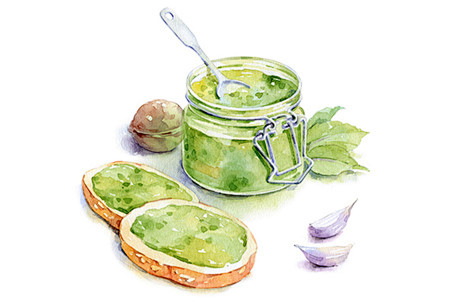 watercolor food for ...