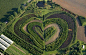 草地之心：德国多特蒙德市瓦尔特罗普的一个心形花园。