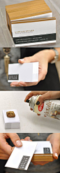 DIY Gold Edge Painted Business Cards For A Lifestyle Blogger: 