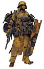 "EMGY TRG Trooper" | World War Robot (WWR) Series | Artist: Ashley Wood | Image 1 of 2: 