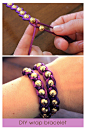 DIY wrap bracelet