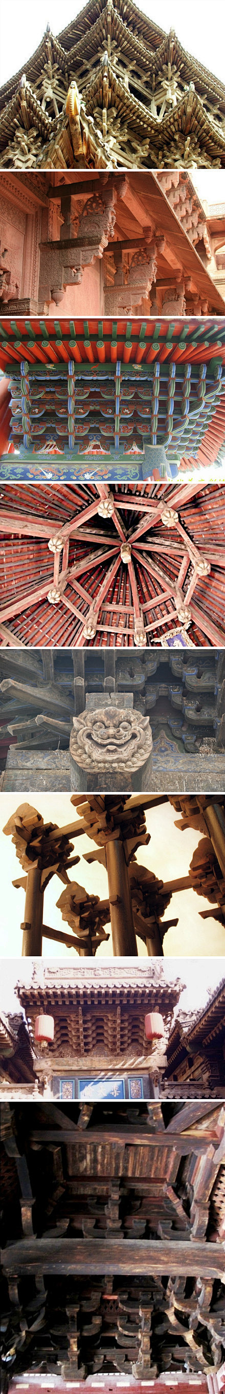 [叹为观止叹为观止的中国古建筑木结构的中...