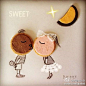 #求是爱设计#小欧饼干画系列之《奥利奥说》，来自四川的90后小姑娘OYF的创意作品