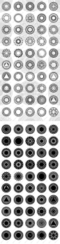 100款对称圆形欧式徽标元素LOGO模板CSH&PSD素材.jpg