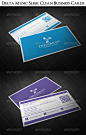 Delta Music Sleek Clean Business Cards - GraphicRiver Item for Sale