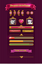 Game UI by Anna Denisova, via Behance