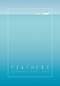 Feathers by James Bradley设计 平面 排版 海报 版式  design  #采集大赛#  