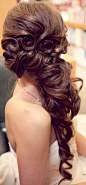 wedding hair? Mine is certainly long enough but this looks a little bird's nesty