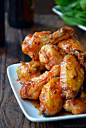 Crispy Baked Orange Chicken Wings