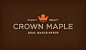 Crown Maple 枫糖浆包装设计-包装设计-独创意设计网 #采集大赛#