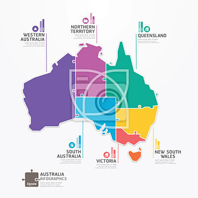 Australia Map Infogr...