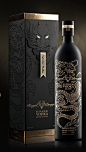 Vodka Package Design from http://www.royaldragonvodka.com/elite-vodka.html# #taninotanino #vinosmaximum