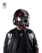 出自印尼品牌machine56，由设计师Rajaya Yogaswara于2013年创立，主营服装饰品也有1：1可真人佩戴的头盔 ​​​​