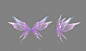 紫色流光 透明翅膀 蝴蝶仙子 梦幻之翼 隐形翅膀 透明蝴蝶翅膀 女神 仙子 仙女 天使 - 综合模型 蛮蜗网