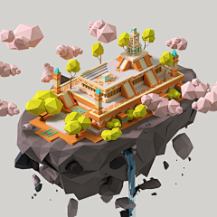 YuggR采集到Low Poly Scene