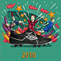 Umbro Speciali : I've worked with Umbro to celebrate the 23 years of the Speciali Boot. I've worked on the illustration and the Umbro team made the animations that were published on their official Instagram.
