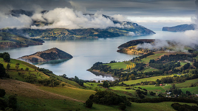 Akaroa Harbour by Ma...