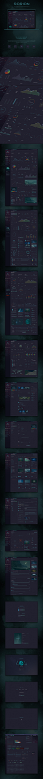 ORION – Sci-Fi Dashboard : Introducing ORION. Modern and creative dashboard template for Photoshop focused on sci-fi theme includes 70+ widgets, charts, graphics, tables and more. All the component are vector-based and fully customizable. Layers are well-