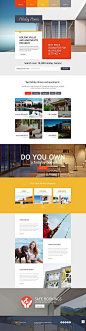 Template 54590 - Holiday Homes  Responsive Website Template