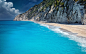 蓝色的大海，沙滩，海洋，海岸，悬崖 壁纸 - 1920x1200